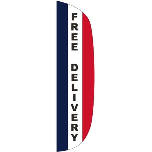 3' x 15' Message Flutter Flag - Free Delivery