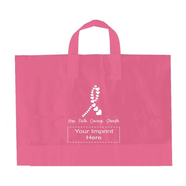 Color Frosted Soft Loop Handle Bags