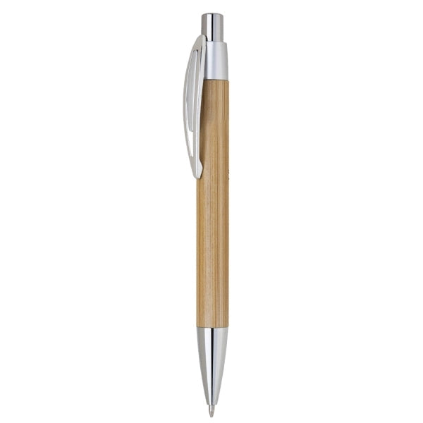 Grain Click-Action Bamboo Pen