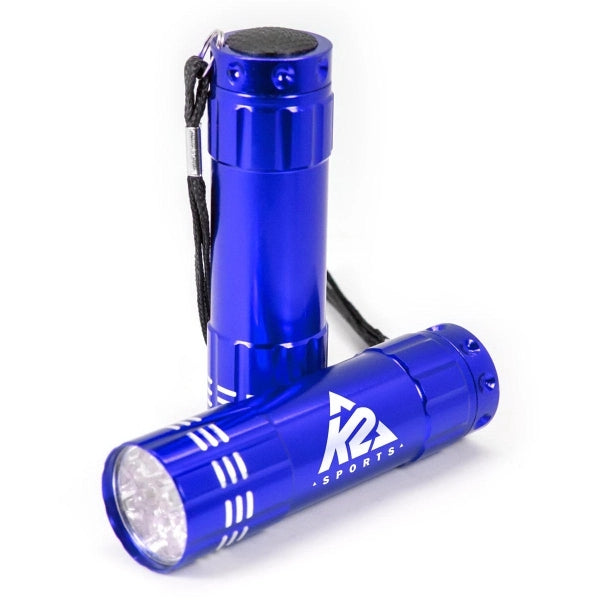 9 LED Flashlight with Strap