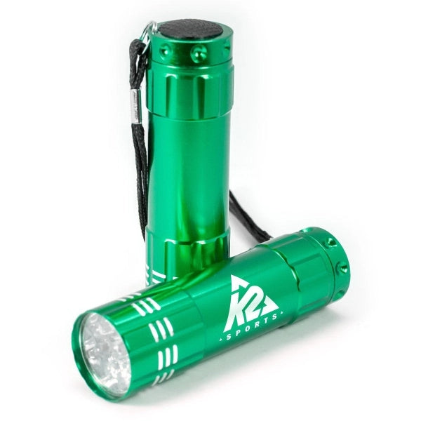9 LED Flashlight with Strap