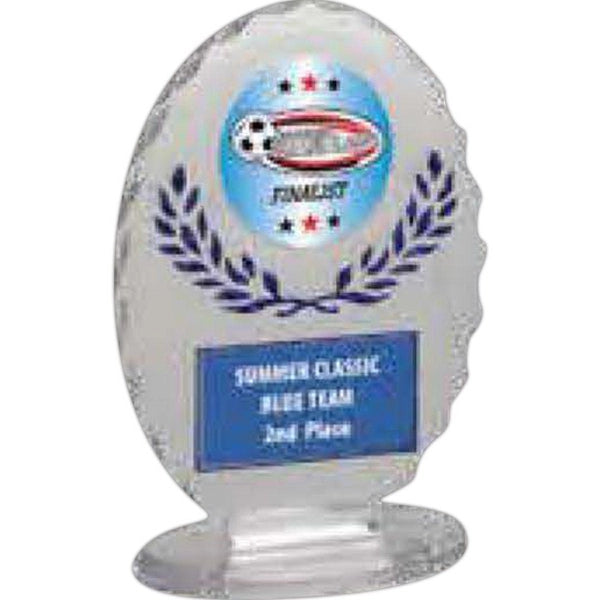 Lucite Award with Digital Color Print or Flexibrass