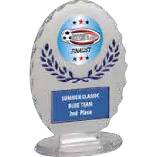 Lucite Award with Digital Color Print or Flexibrass