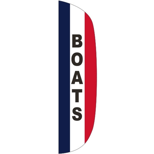 3' x 15' Message Flutter Flag - Boats