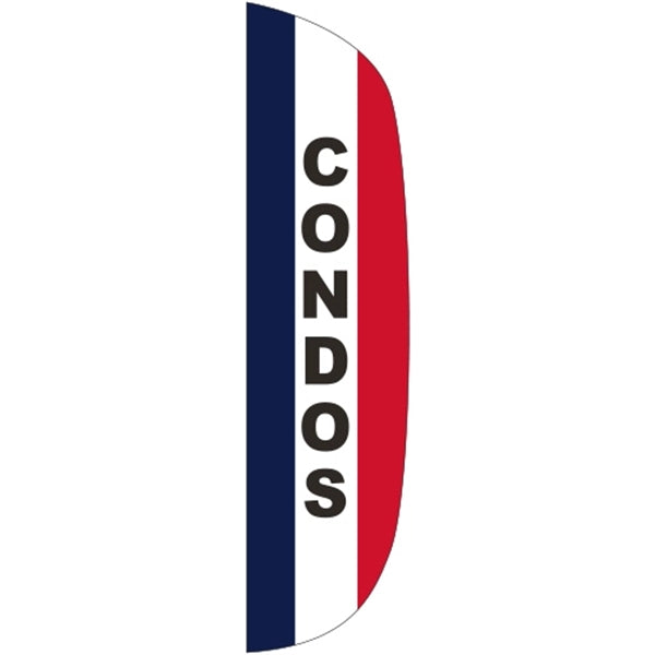 3' x 15' Message Flutter Flag - Condos