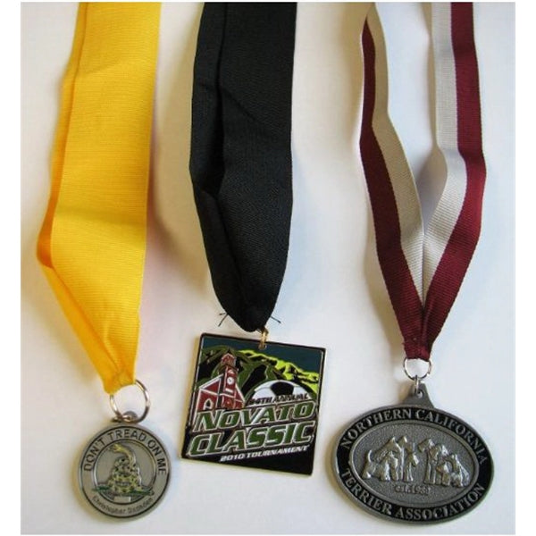 2 inch custom die struck soft enamel neck medals w