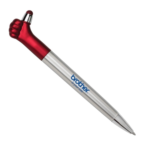 Thumbs up Ballpoint Pen W/ Stylus