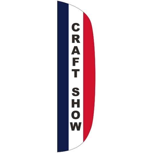 3' x 15' Message Flutter Flag - Craft Show