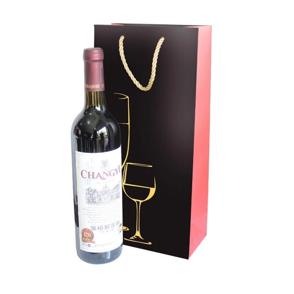 Full Color Paper Wine Bag