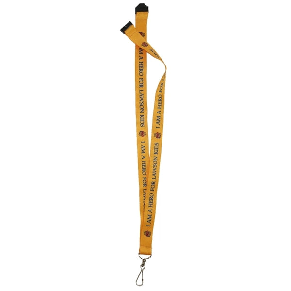 5/8" Polyester Badge Reel Lanyard Combo w/ Safety Breakaway