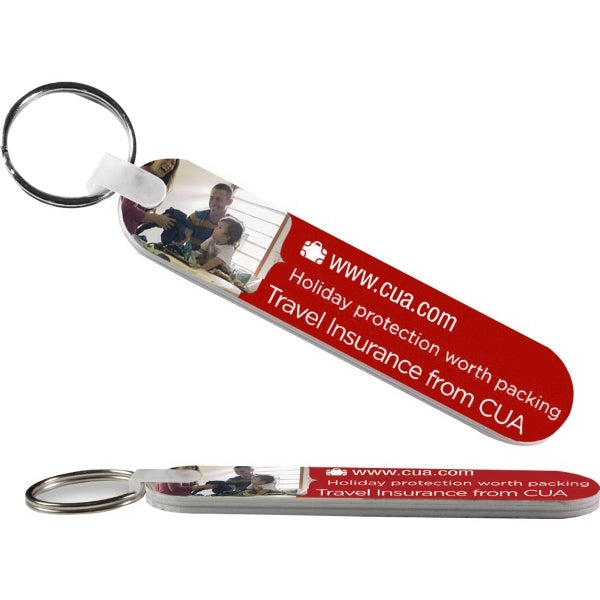 Multi-Color Thick Foam Nail File Keychain