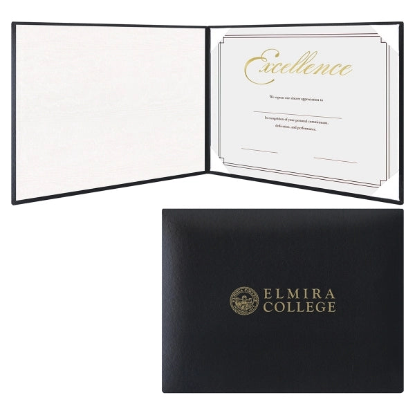 Book Style Padded Certificate Holder