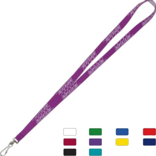 1/2" Super Fine Woven-In Lanyard