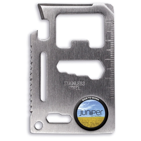 Survival Tool with Full Color Dome & Case Imprint
