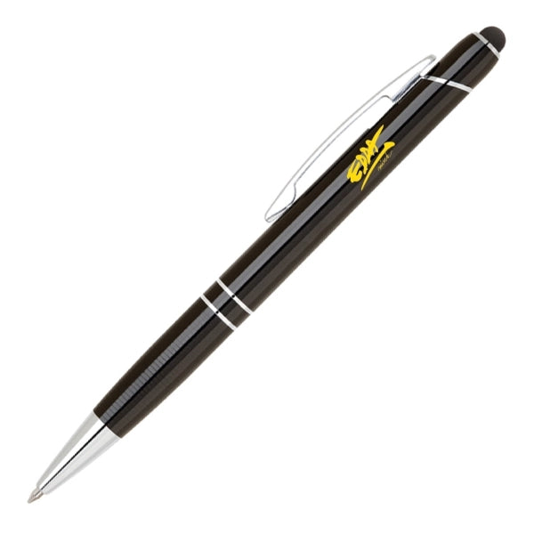 Sofie Click Action Aluminum Ballpoint Pen W/ Stylus