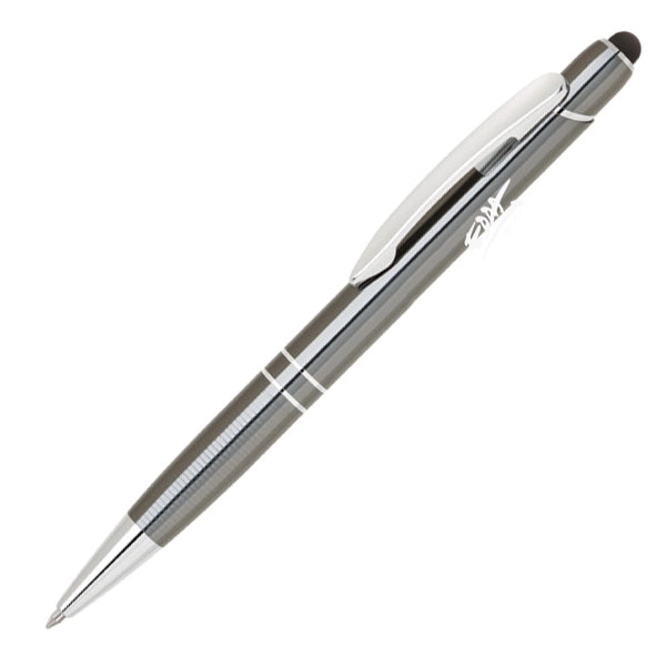 Sofie Click Action Aluminum Ballpoint Pen W/ Stylus