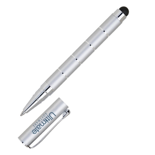 Daisy Cap Off Aluminum Ballpoint Pen W/ Stylus