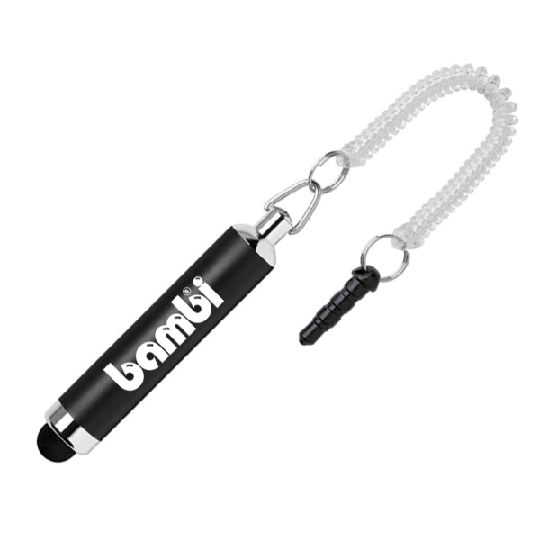 Brian Mini Aluminum Stylus W/ Elastic Coil String