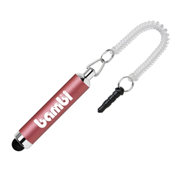 Brian Mini Aluminum Stylus W/ Elastic Coil String
