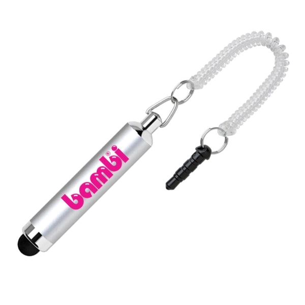 Brian Mini Aluminum Stylus W/ Elastic Coil String