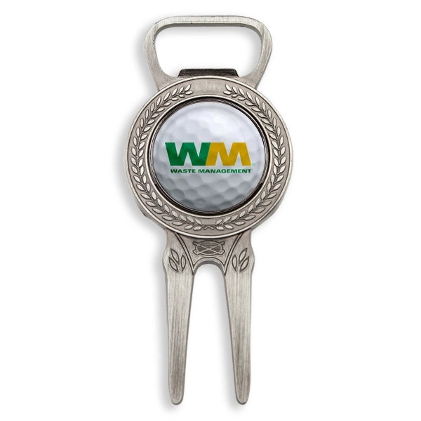 Golf Divot Tool with Bottle Opener