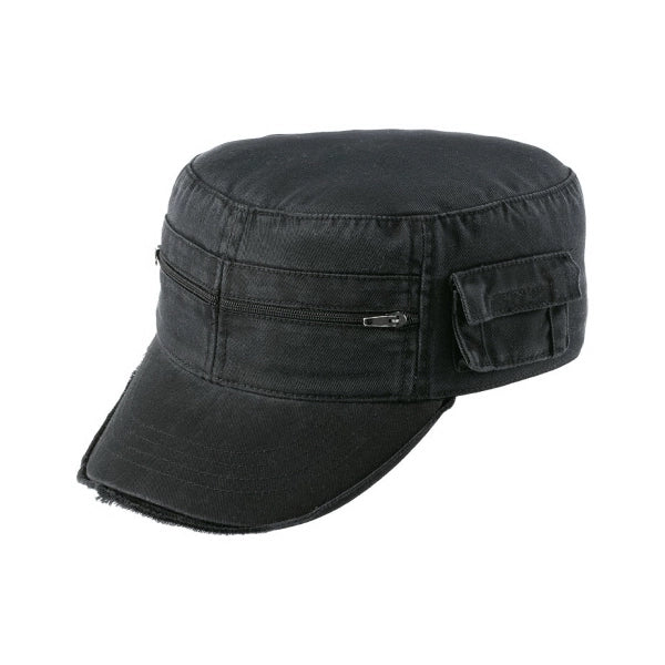 Enzyme Washed Cotton Twill Army Cap - Solid Colors