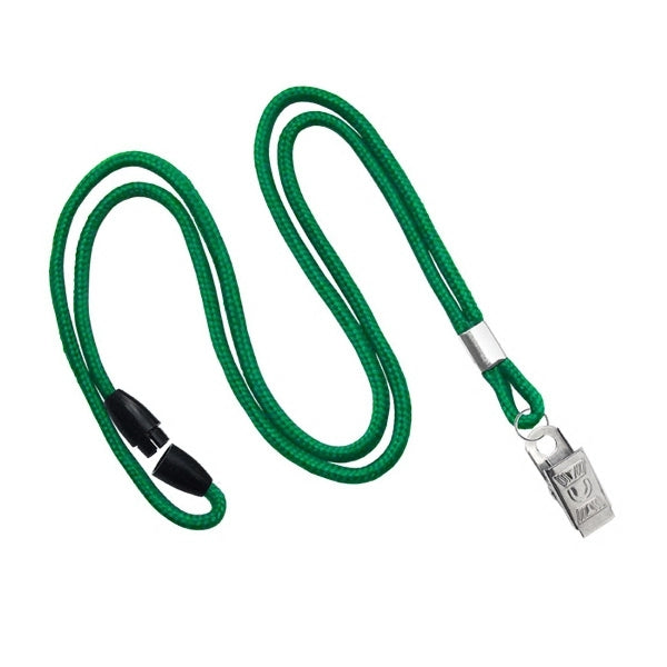 1/8" Blank Breakaway Lanyards with Bulldog Clip