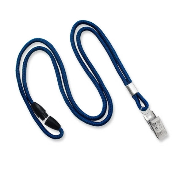 1/8" Blank Breakaway Lanyards with Bulldog Clip