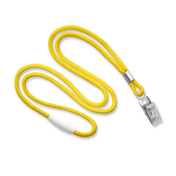 1/8" Blank Breakaway Lanyards with Bulldog Clip