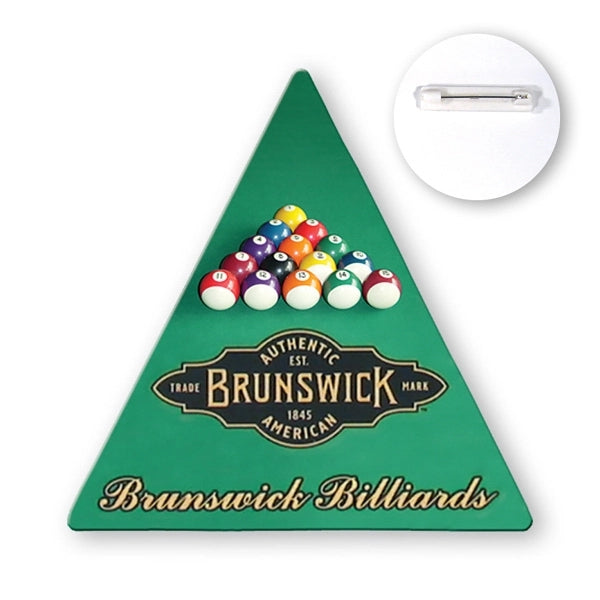 Triangle Shape Poly Button 3"x 3"