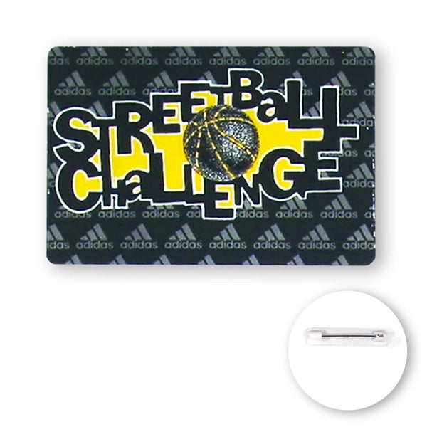 2" x 3" Rectangle Full Color Poly Button