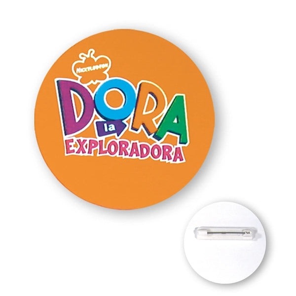 2 1/4" Round Full Color Poly Button