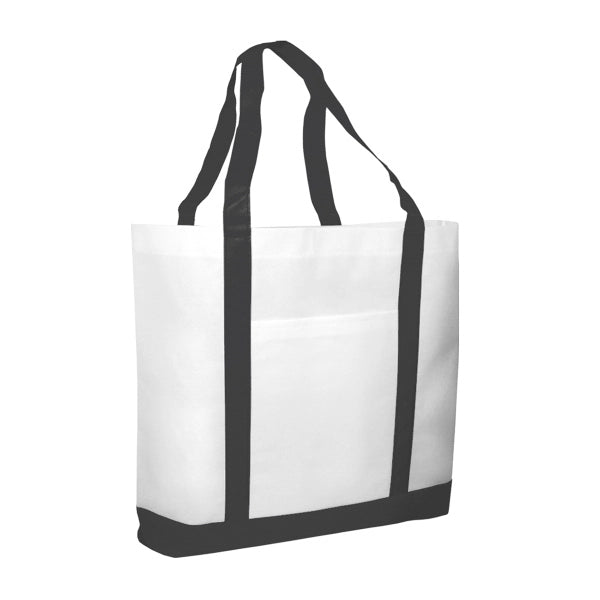 Tote Bag Non-woven Two-Tone (17.5Wx14Hx3.5D)