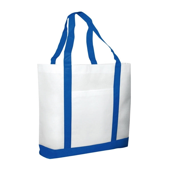Tote Bag Non-woven Two-Tone (17.5Wx14Hx3.5D)