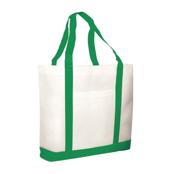 Tote Bag Non-woven Two-Tone (17.5Wx14Hx3.5D)