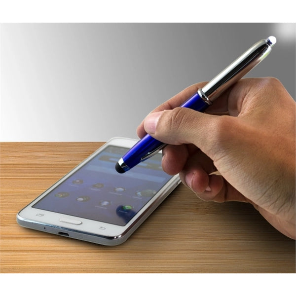 Jessica 3 in 1 Stylus Ballpoint LED Pen