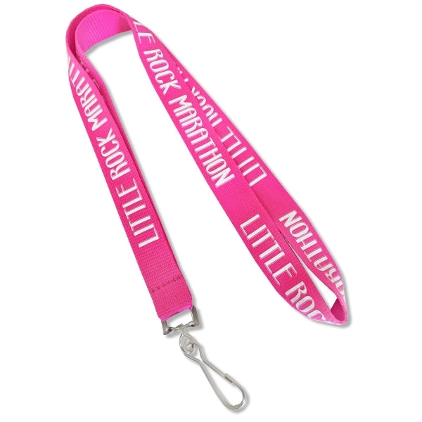 3/4" Wide Economy Flat Polyester Lanyard - Screen Printed