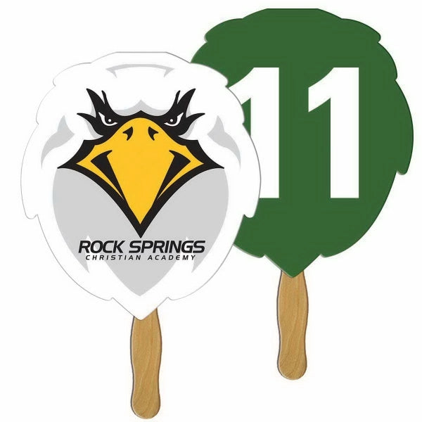 Mascot Sandwiched Hand Fan Full Color
