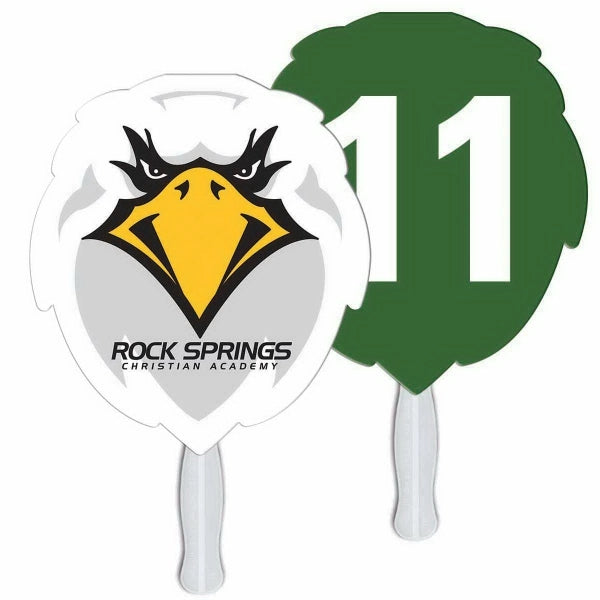Mascot Sandwiched Hand Fan Full Color