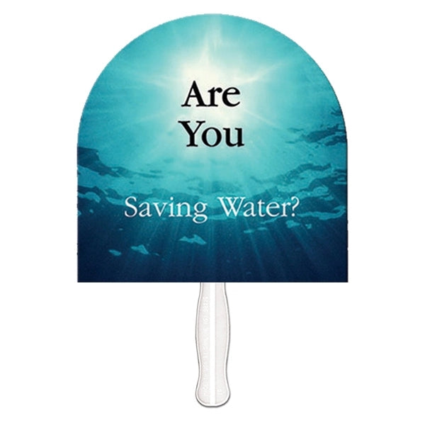 Archway Auction Sandwiched Hand Fan Full Color