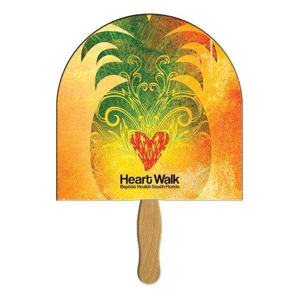 Archway Sandwiched Hand Fan Full Color