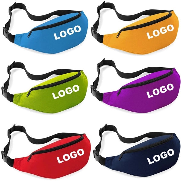 Unisex Fanny Belt Bags Custom Logo Sports Travel Waist Pack