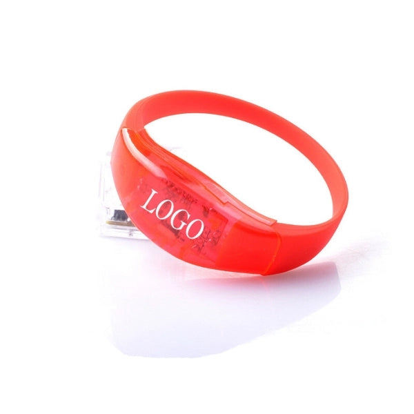 Silicone Remote Control Flashing Bracelet