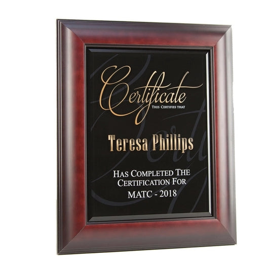 Framed Honor Plaques
