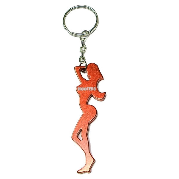 Girl Figure Shaped Bottle Opener Key Ring