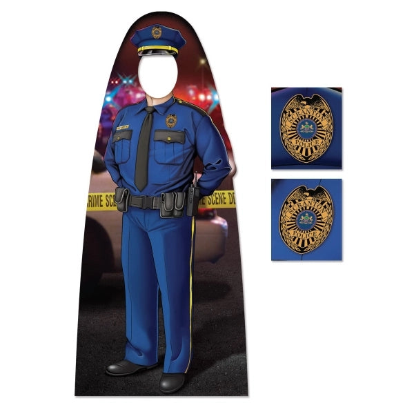 45"x20-1/4"Custom Child Size Police Officer Photo Prop