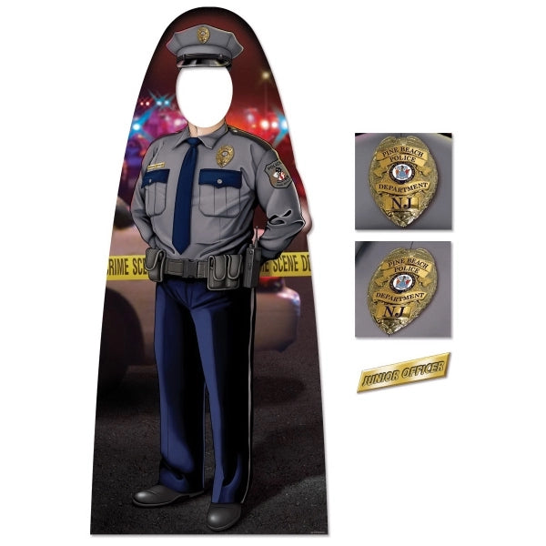 45"x20-1/4"Custom Child Size Police Officer Photo Prop