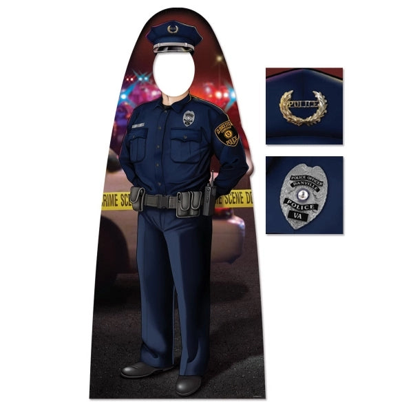 45"x20-1/4"Custom Child Size Police Officer Photo Prop