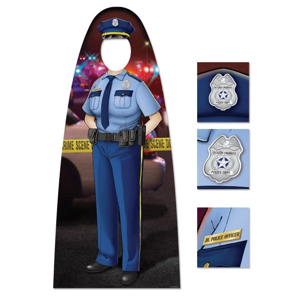 45"x20-1/4"Custom Child Size Police Officer Photo Prop