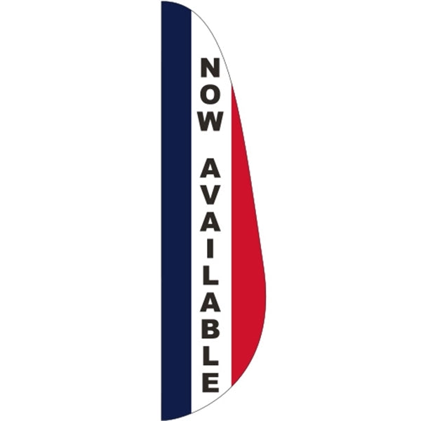 3' x 12' Message Feather Flag - Now Available